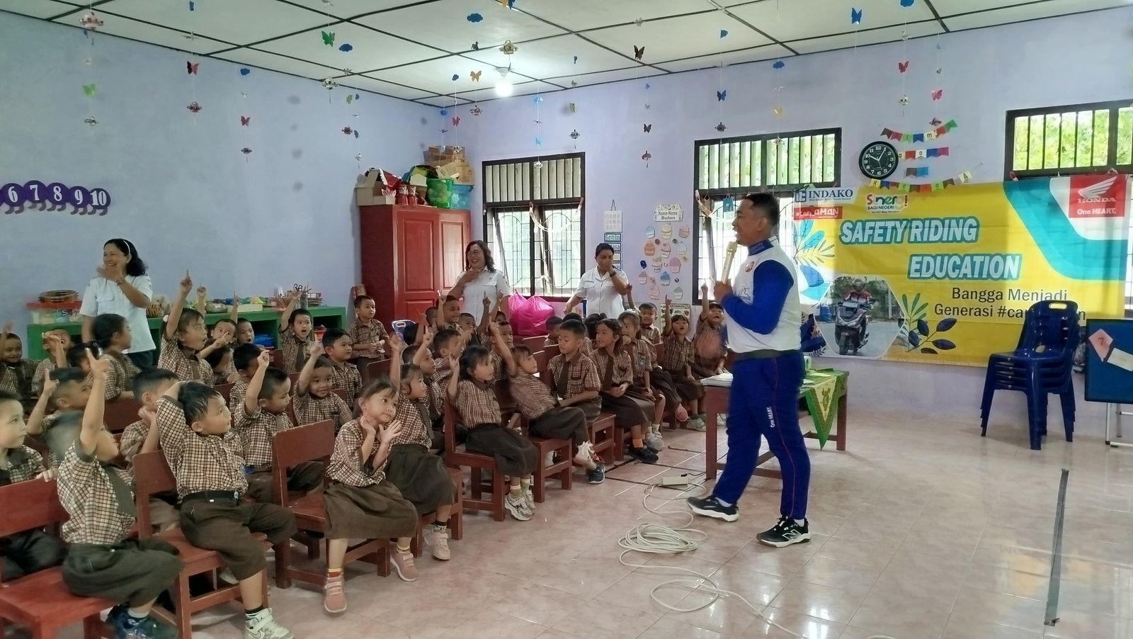 Honda Edukasi Safety Riding Siswa TK