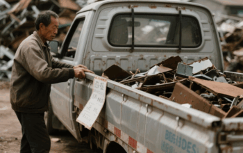 Heboh, Mobil Operasional BUMDes Alur Cempedak Dijual Ke Pengepul Barang Bekas