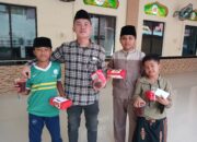 HUT Ke-6 Waspada.id, Berbagi Kebahagiaan Dengan 25 Anak Yatim Di Kampung Aur