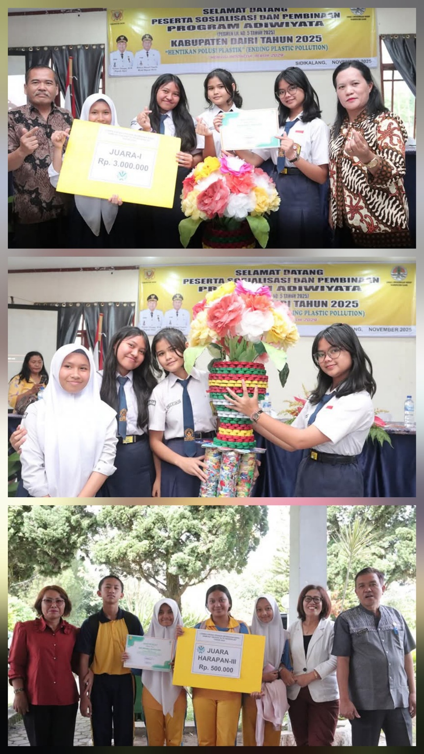 Sekolah Di Dairi Berkomitmen Jadi Penggerak Adiwiyata