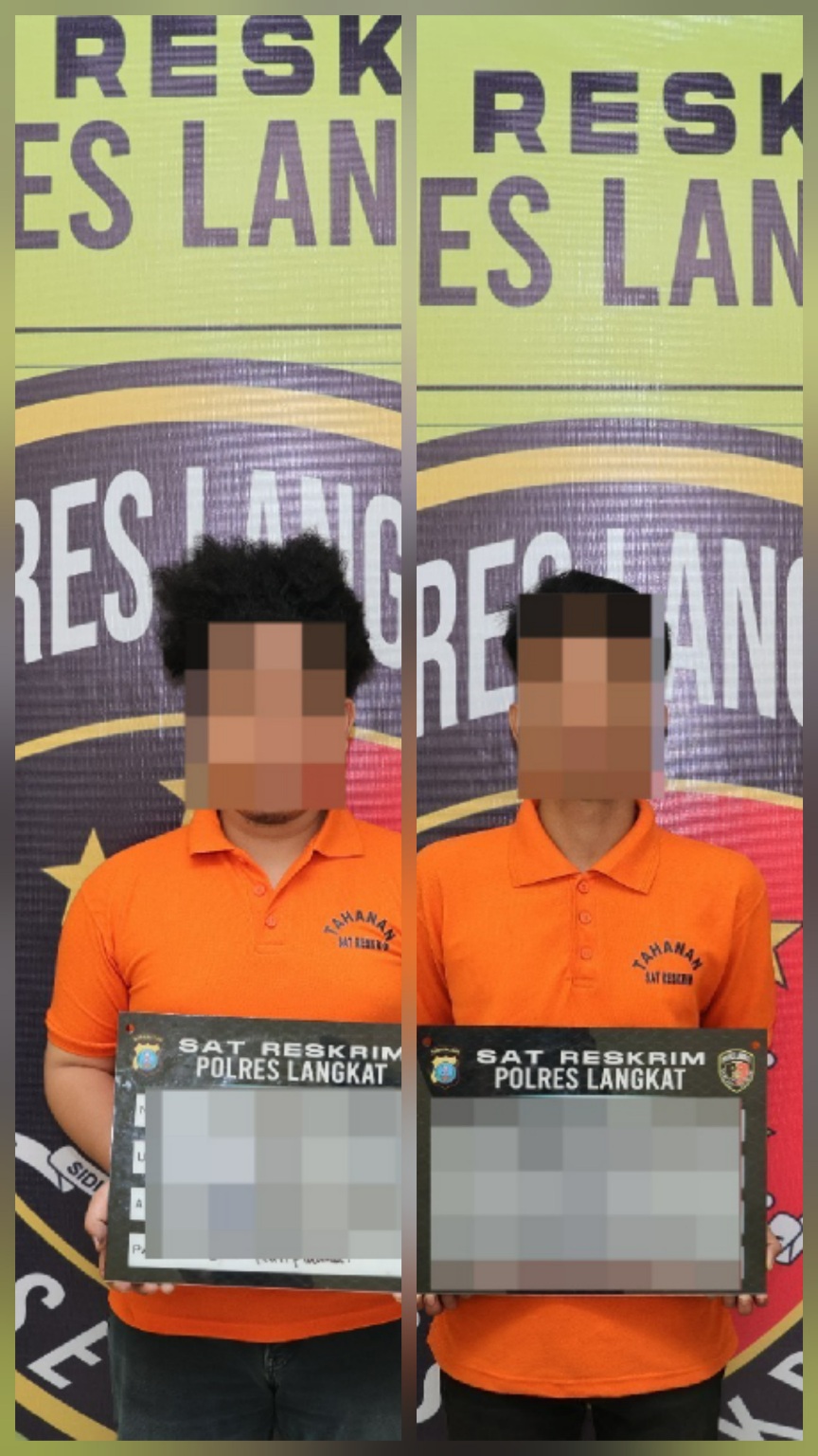  Sat Reskrim Polres Langkat Amankan Dua Oknum Mahasiswa Terlibat Kasus Pemerasan