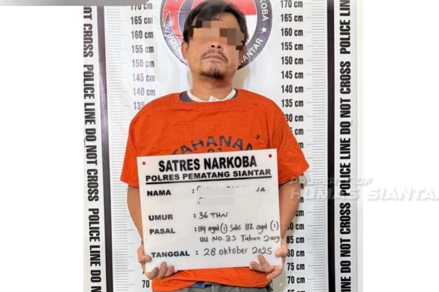 Polres Pematangsiantar Amankan Pemilik 4,47 Gram Sabu Di Hotel