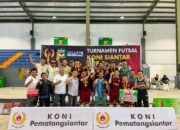 Tim MBSM Juara Turnamen Futsal KONI Pematangsiantar