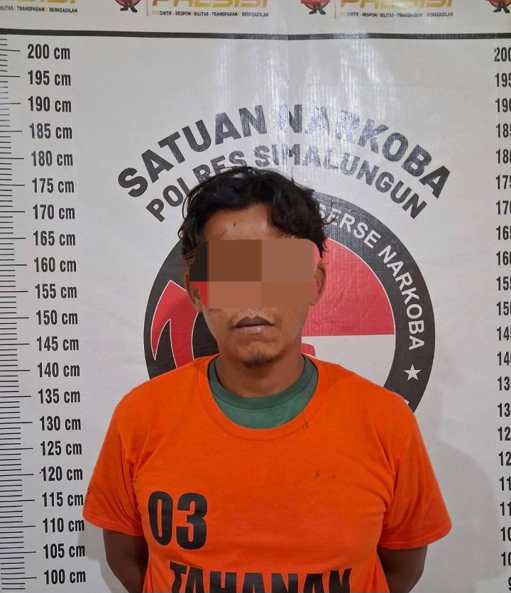 Gerebek Gubuk Di Mariah Jambi, Polres Simalungun Tangkap Pengedar Sabu