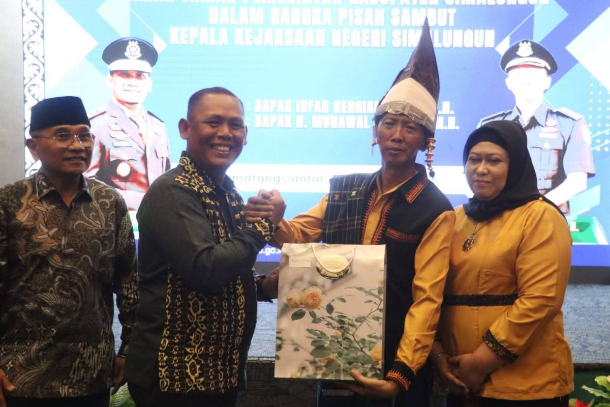 Kapolres Simalungun Tekankan Sinergitas TNI-Polri-Kejaksaan Dalam Pisah Sambut Kajari