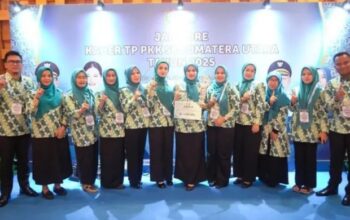 TP PKK Labusel Raih Juara 3 Lomba Senam Kreasi CTPS Tingkat Sumut