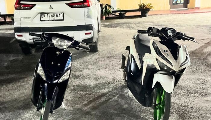 Polres Pematangsiantar Gagalkan Balap Liar, Amankan Dua Motor Knalpot Brong