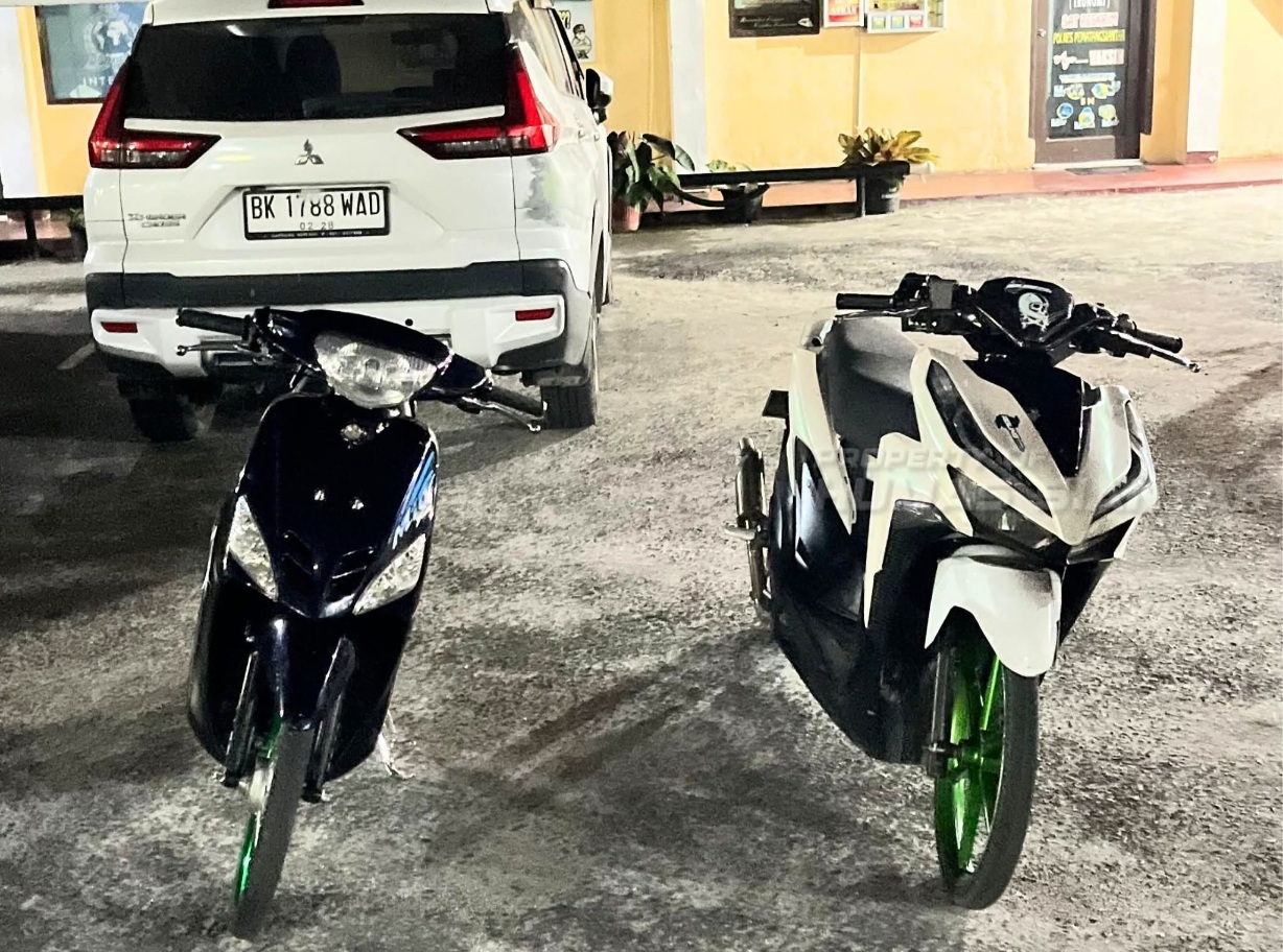 Polres Pematangsiantar Gagalkan Balap Liar, Amankan Dua Motor Knalpot Brong