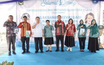 Evaluasi Lomba LBS, TP PKK Sumut Sambangi Bah Sorma