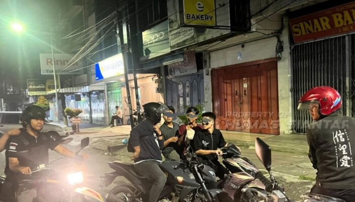 Polres Pematangsiantar Tindak 3 Sepeda Motor Berknalpot Brong
