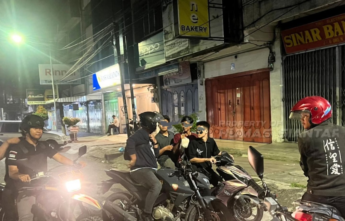 Polres Pematangsiantar Tindak 3 Sepeda Motor Berknalpot Brong