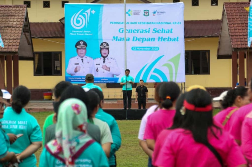 Sekda Pematangsiantar Hadiri Puncak Peringatan HKN Ke-61