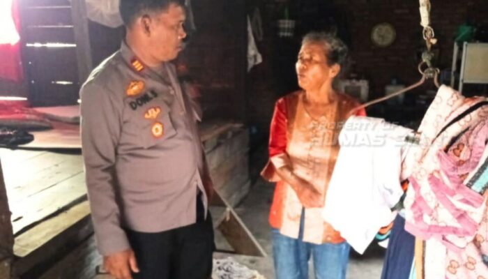 Viral Tak Dapat Bansos, Kapolsek Siantar Marihat Beri Bantuan