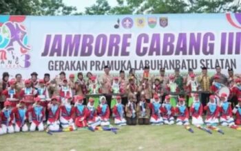 Wabup Labusel Buka Jambore Pramuka Cabang III Tahun 2025