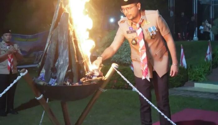 Jambore Pramuka Labusel 2025 Ditutup, Bupati Tekankan Kemandirian Generasi Muda