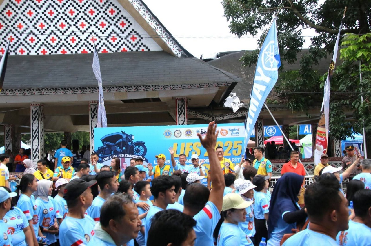 Jalan Sehat Lions Club, Pemko Siantar Apresiasi Bakti Sosial Operasi Katarak