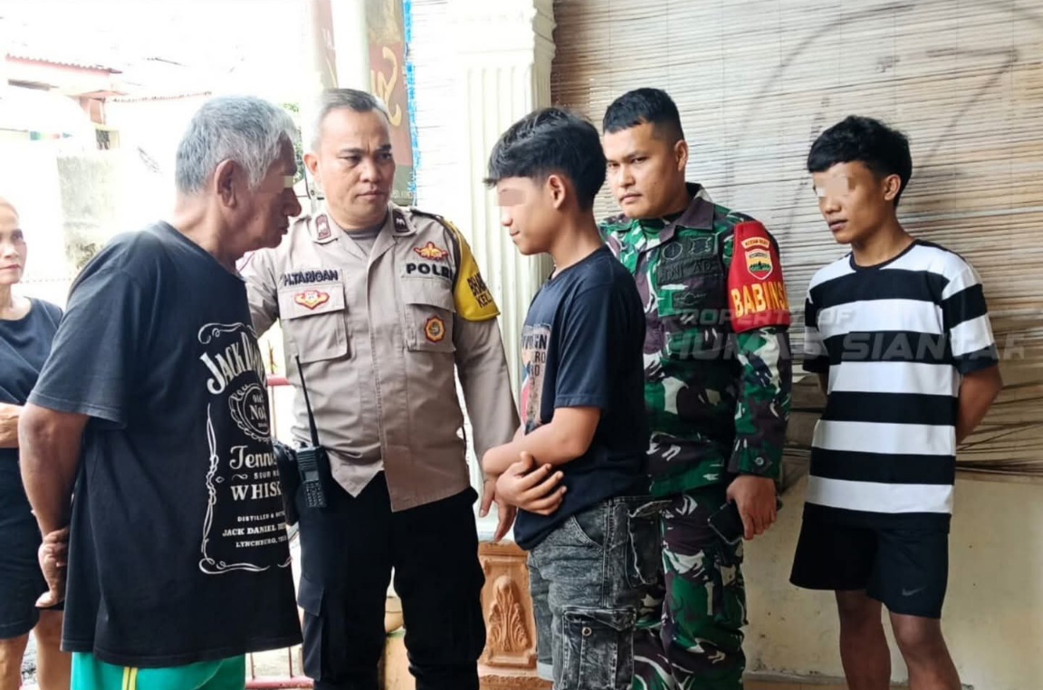Bhabinkamtibmas Siantar Selatan Mediasi Kasus Pencurian Rambutan