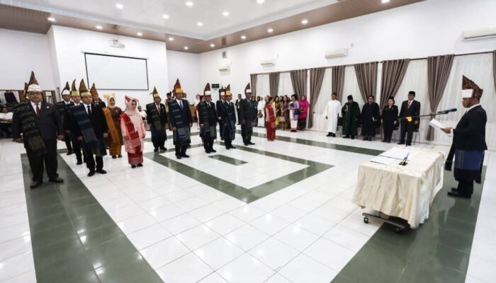 21 Pejabat Pemko Pematangsiantar Dilantik, Sekda Junaedi Pimpin Acara