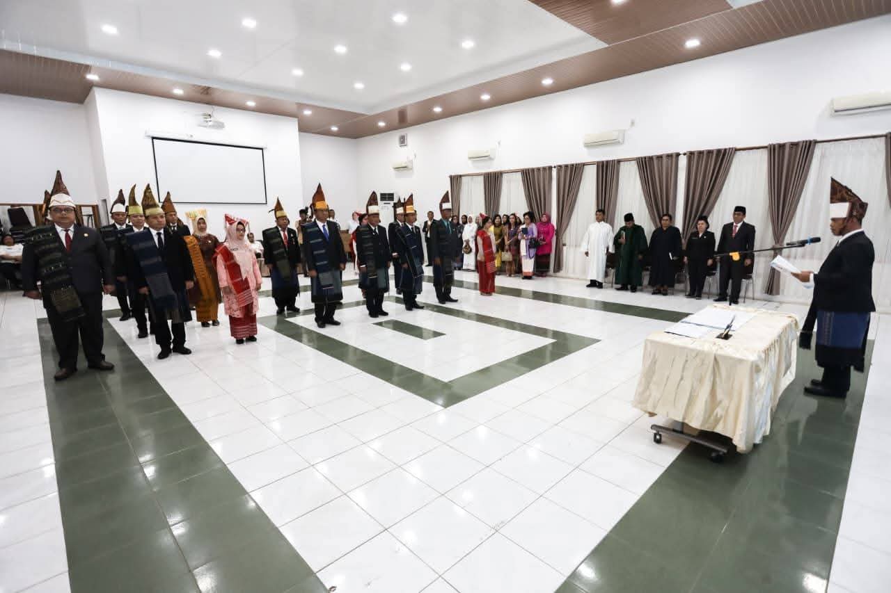 21 Pejabat Pemko Pematangsiantar Dilantik, Sekda Junaedi Pimpin Acara