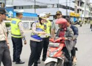 Razia Gabungan Polres Pematangsiantar Sasar Penunggak Pajak Kendaraan