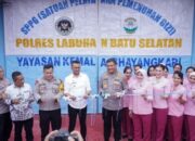 Bupati Labusel Dan Irwasda Polda Sumut Resmikan SPPG Polres Labusel 1
