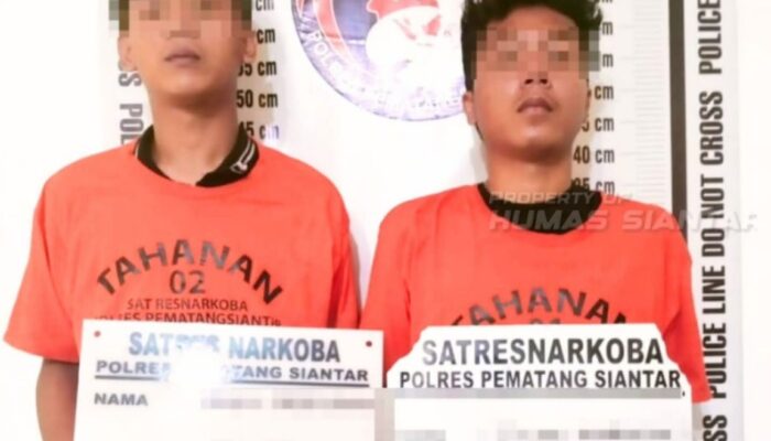 Polres Pematangsiantar Tangkap Dua Pemuda Pemilik 31,75 Gram Ganja
