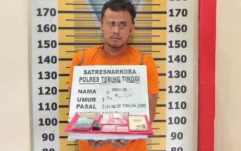 Polres Tebingtinggi Gagalkan Peredaran Sabu, Seorang Pengedar Ditangkap