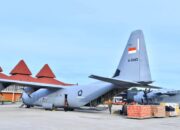TNI AU Kerahkan 4 Pesawat Angkut Berat Salurkan Bantuan Ke Sumatera