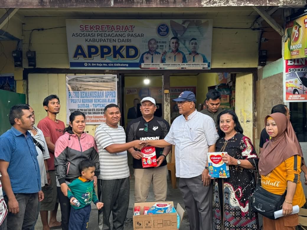 Bupati Dan Wakil Bupati Dairi Lepas Tim Kemanusiaan APPKD Menuju Sibolga-Tapteng