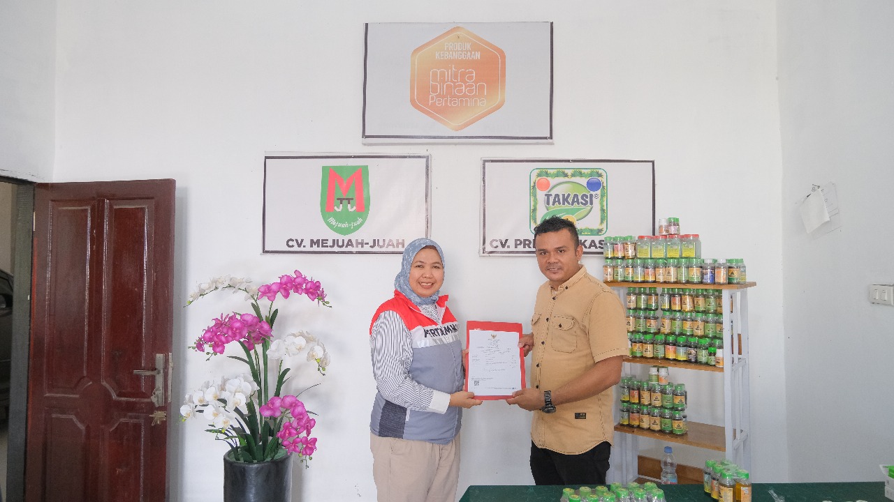 Didukung Pertamina, Minyak Karo Takasi Menjuah Juah Raih Sertifikat Halal