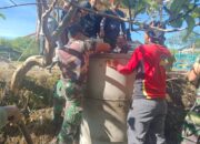 Satgas TMMD Ke-126 Pasang Cincin MCK Warga