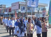 Kafilah Langsa Meriahkan Pawai Ta’aruf MTQ XXXVII Aceh Di Pijay