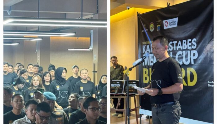 Turnamen Billiard Nine Ball Kapolrestabes Medan Cup 2025, Ajang Sportivitas Dan Kebersamaan