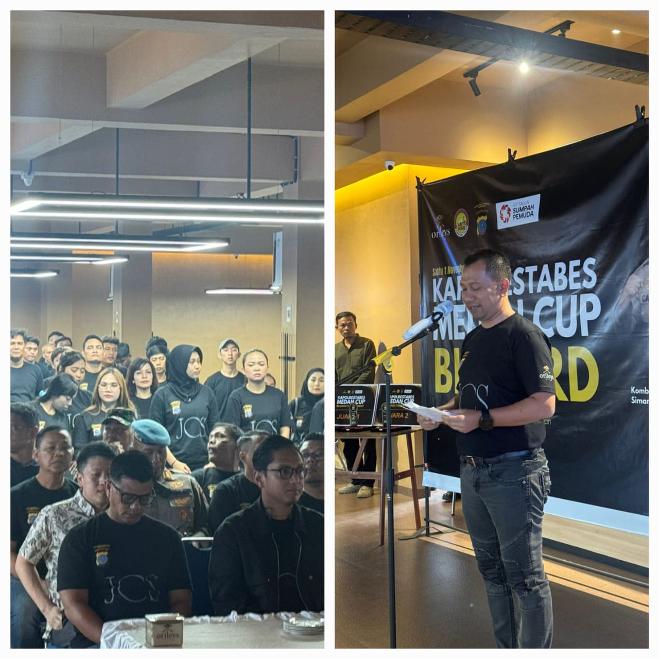 Turnamen Billiard Nine Ball Kapolrestabes Medan Cup 2025, Ajang Sportivitas Dan Kebersamaan