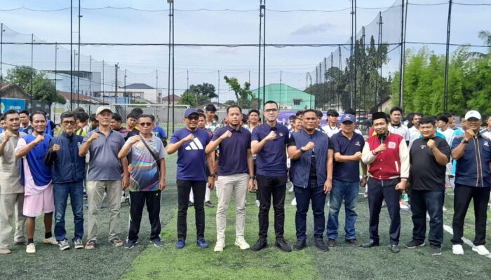 Sambut HUT Ke-14, Ketua DPD NasDem Kota Medan Afif Abdillah Buka Pertandingan Mini Soccer