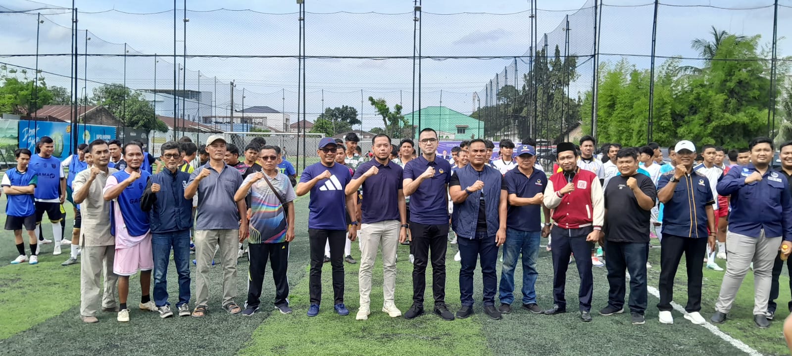 Sambut HUT Ke-14, Ketua DPD NasDem Kota Medan Afif Abdillah Buka Pertandingan Mini Soccer