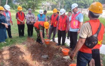 Direktur Penyediaan Dan Penyaluran Wil I, Letakkan Batu Pertama SPPG