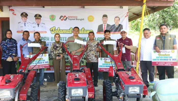 Brigade Pangan Tantom Angkola Terima Bantuan Bupati Tapsel