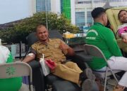 Warga Dan Pegawai Antusias Donor Darah Serentak Di RSUD Tgk Chik Ditiro