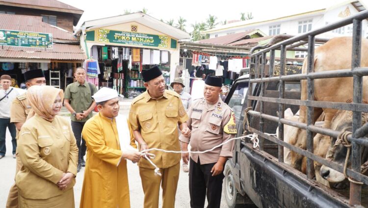 Syah Afandin Serahkan Bantuan untuk Haul Tuan Guru Besilam Ke-102