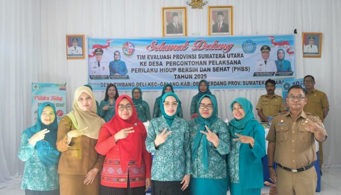 Desa Timbang Deli Wakili Deliserdang Ikuti Lomba Program Pokok PKK Kategori PHBS