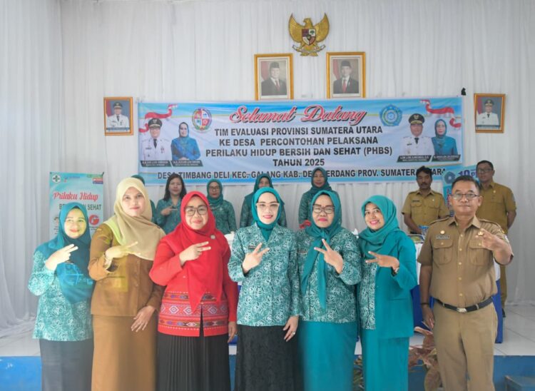 Desa Timbang Deli Wakili Deliserdang Ikuti Lomba Program Pokok PKK Kategori PHBS