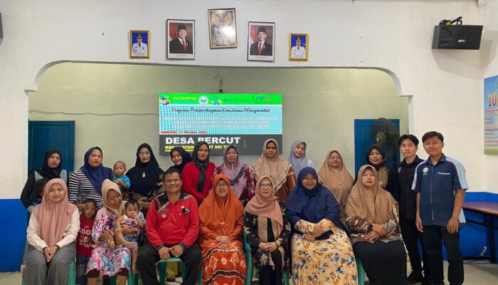 Dorong Pemberdayaan Keluarga Nelayan, Tim PKM DPPM Unimed Rancang Inovasi Rak Jemur Ikan Asin Portabel Di Desa Percut