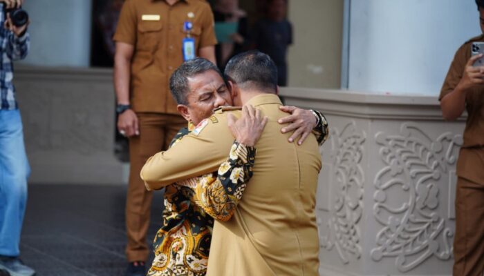 Pelepasan Purnatugas Sekda, Wabup Pimpinan Apel Gabungan