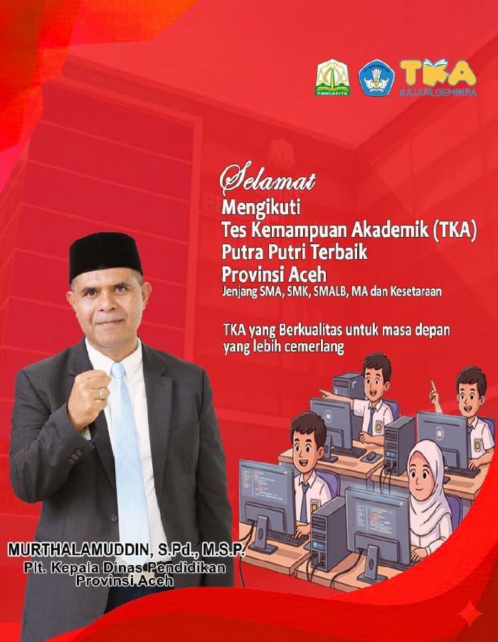 Siswa SMA Sederajat Di Aceh Tes Kemampuan Akademik, Orang Tua Tak Perlu Resah