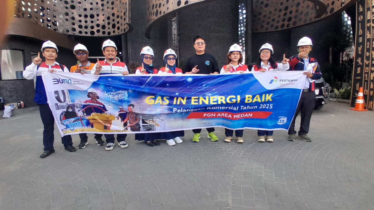 Gas-In PGN Sukses, Raeye Kini Jadi Pelanggan Gas Bumi Di Medan