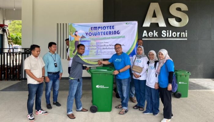 BPJS Ketenagakerjaan Gelar Aksi Relawan “Wisata Bersih Dan Berkelanjutan” Di Aek Sijorni