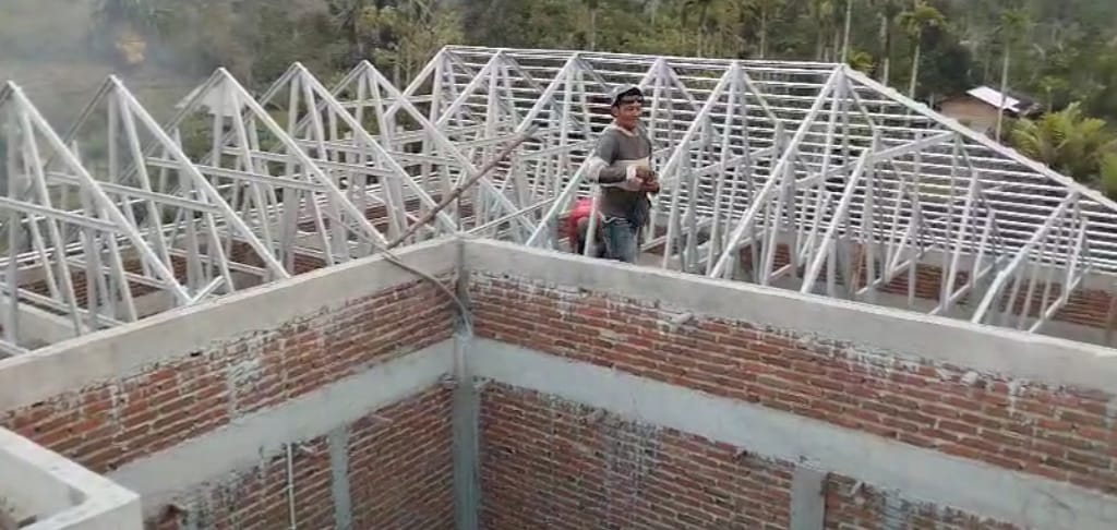 Minat Warga Gunakan Rangka Baja Ringan Meningkat Di Pidie