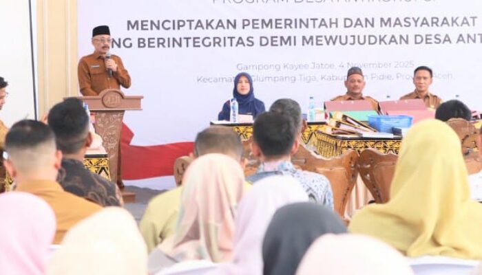 Kayee Jatoe, Wakil Pidie Di Desa Antikorupsi 2025