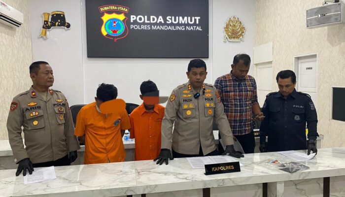 Polres Madina Tangkap Dua Pelaku Pencabulan Siswi SLTA